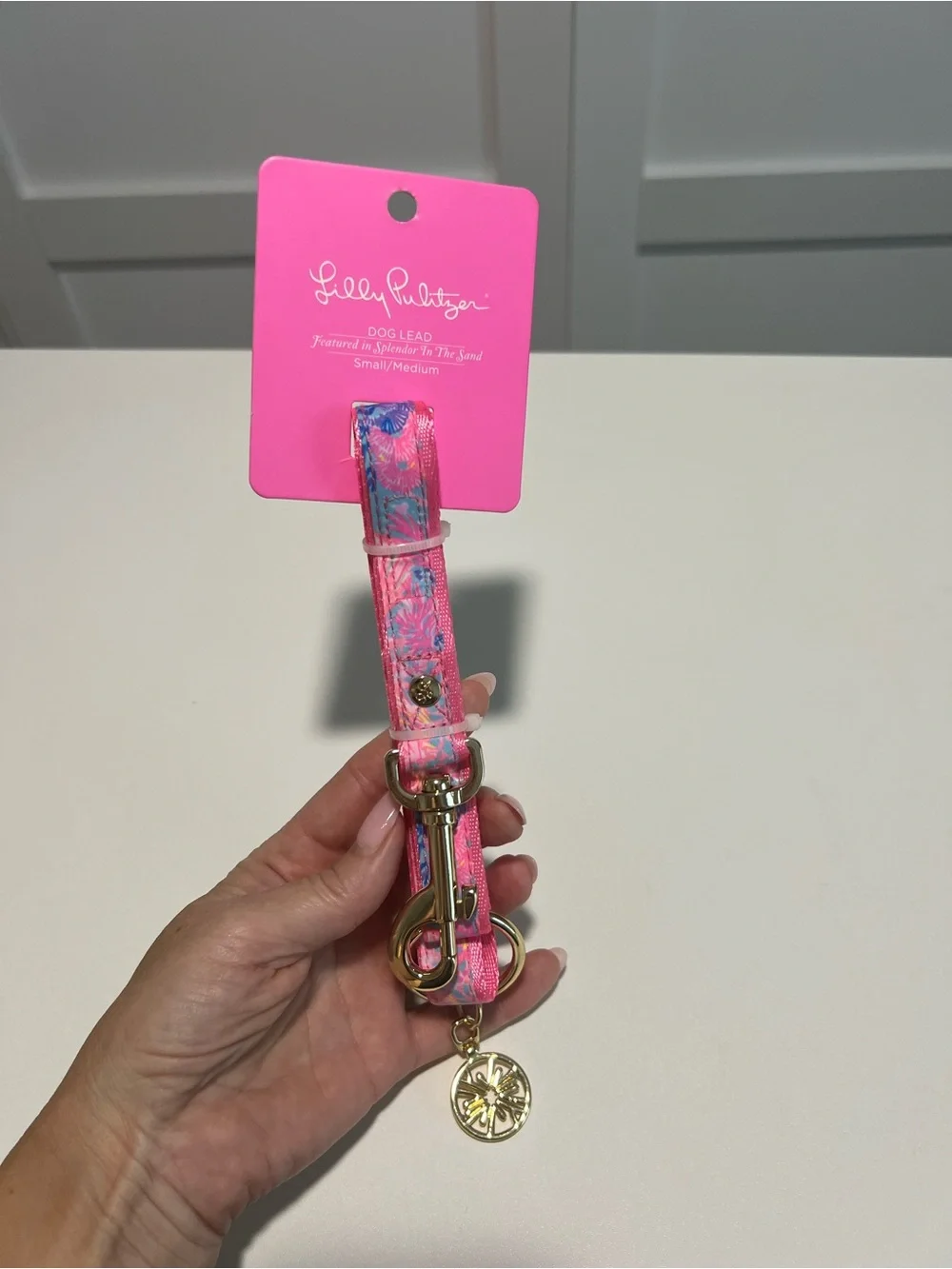 Lilly Pulitzer NWT Dog Leash Splendor In The Sand Size S/M New